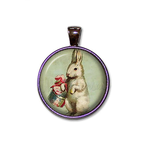 Vintage Easter Bunny with Basket
