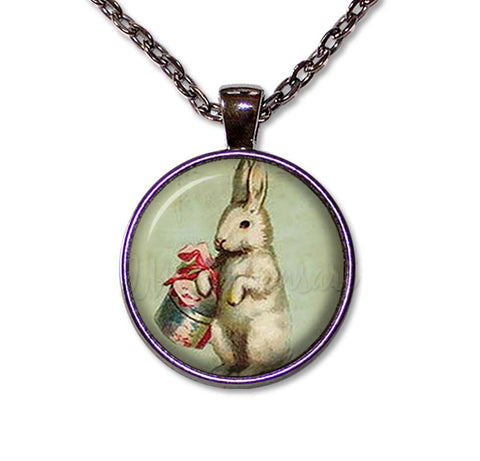 Vintage Easter Bunny with Basket