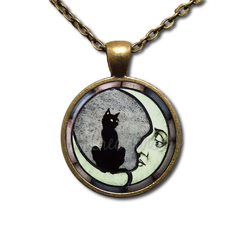 Black Cat on the Moon