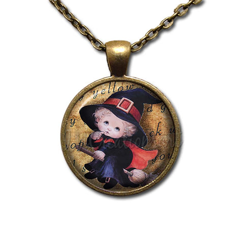 Precious Little Witch on Broom