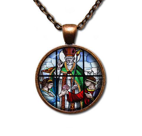 Saint Valentine's Faux Stained Glass