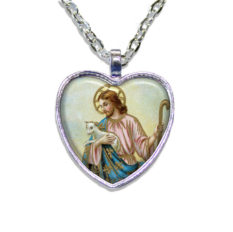 Jesus the Shepherd with Lamb