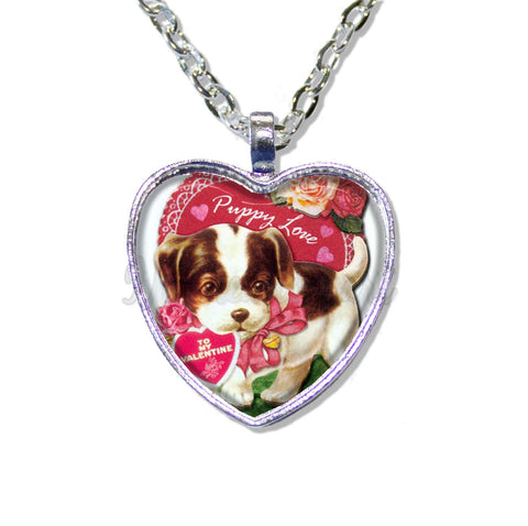 Retro Valentine Puppy Love