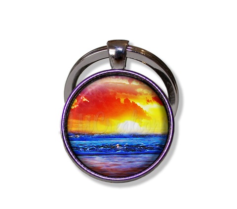 Ocean Nature Sunset Pattern