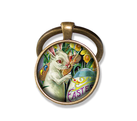 Bunny Painting Easter Egg