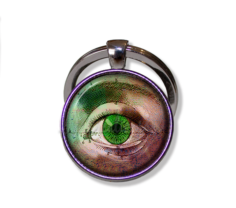 Gothic Style Green Eye Amulet