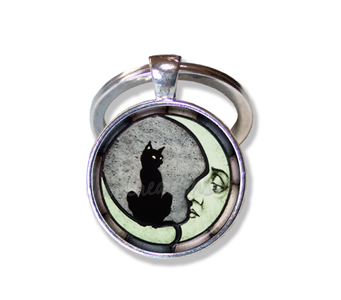 Black Cat on the Moon