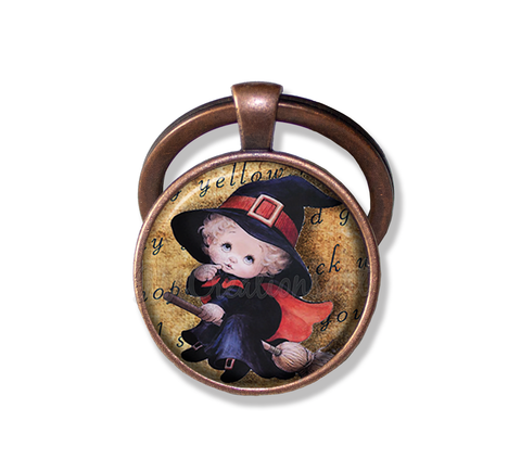 Precious Little Witch on Broom