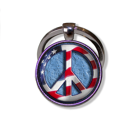 American Flag Peace Symbol