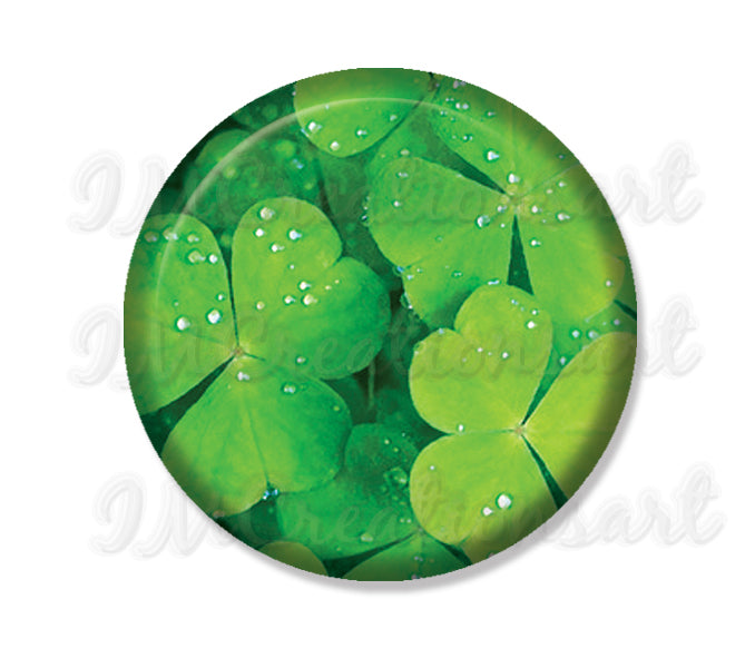 Lucky Green Shamrock Pattern