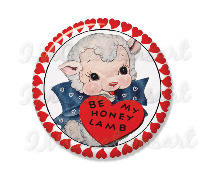 Retro Valentine Lamb