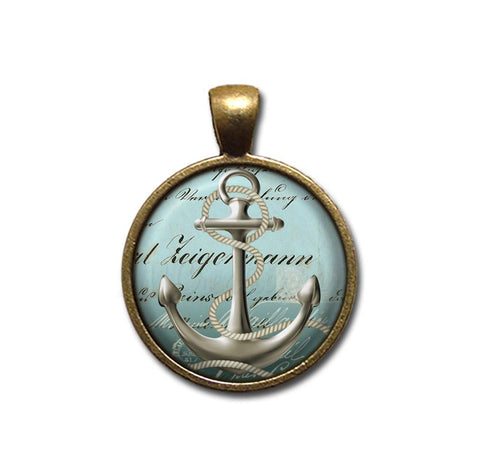 Anchor of Strength Nautical Blue
