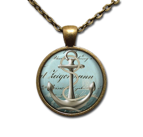 Anchor of Strength Nautical Blue