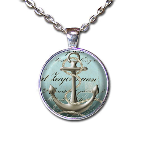 Anchor of Strength Nautical Blue