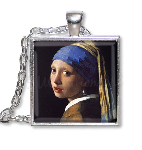 Vermeer's Girl With Pearl (square)