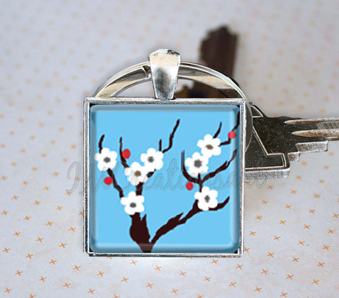 Cherry Blossom in Blue