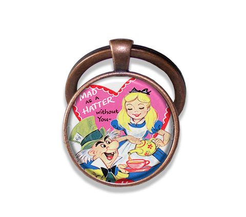 Alice In Wonderland and Mad Hatter Valentine