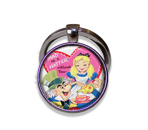 Alice In Wonderland and Mad Hatter Valentine
