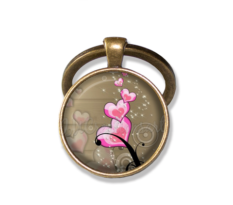 Valentine's Day Trailing Hearts