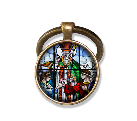 Saint Valentine's Faux Stained Glass