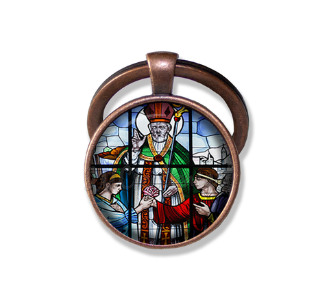 Saint Valentine's Faux Stained Glass