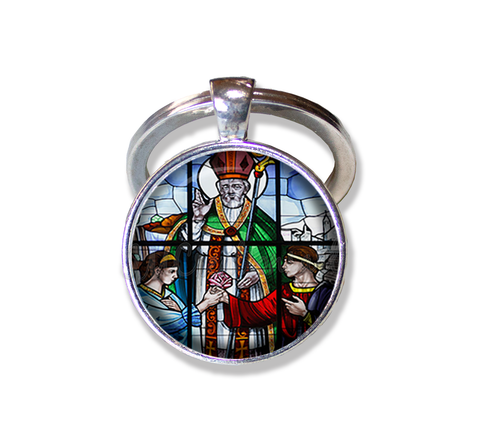 Saint Valentine's Faux Stained Glass